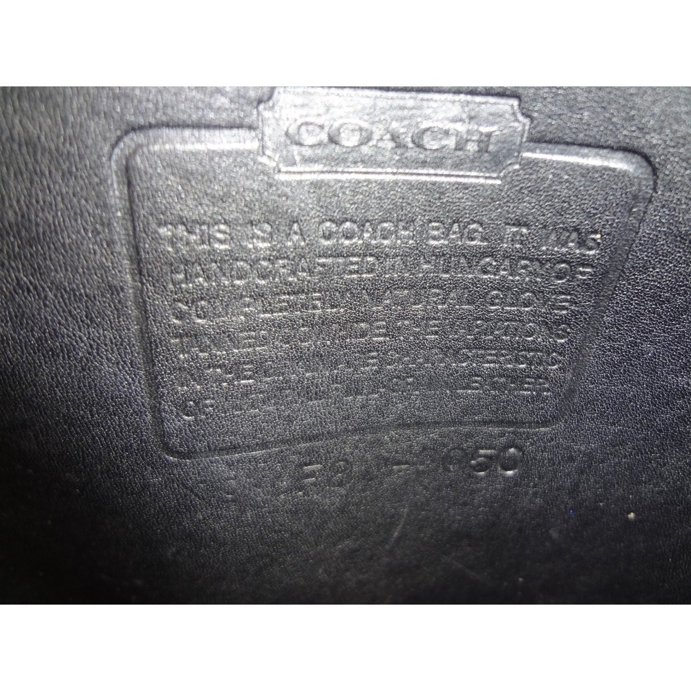 Vintage Coach Janice Legacy bag Black Brass F8U-9950 - Picture 7 of 9